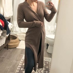 Ultra flirt long cardigan